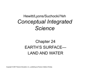 Hewitt/Lyons/Suchocki/Yeh, Conceptual Integrated Science