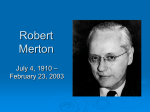 Robert Merton