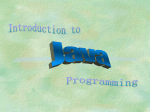 Java introduction - NYU Computer Science