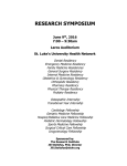 residents` research symposium