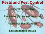Pests and Pest Control