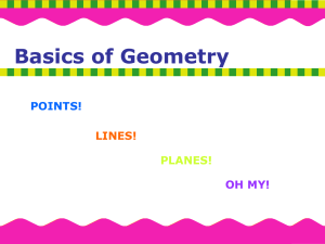 Basic Geometry Terms