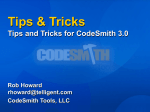 it is your code - CodeSmith Tools