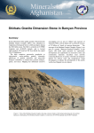 Shirbatu Granite Dimension Stone in Bamyan Province