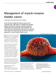 Management of muscle‐invasive bladder cancer