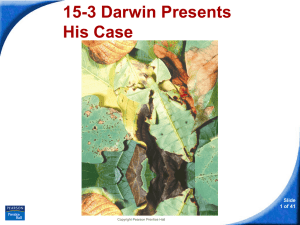 15-3 Darwin Presents His Case