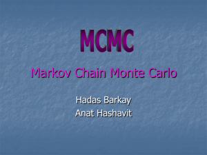 Markov chain Monte Carlo