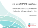 Hydromorphone Safety - PowerPoint