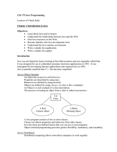 CIS 175 Java Programming