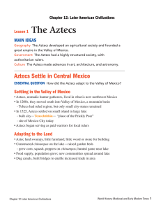 Aztecs Settle in Central Mexico