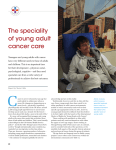 The speciality of young adult cancer care