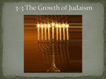 3-3 The Growth of Judaism