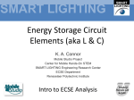 Energy Storage Elements - RPI ECSE