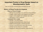 Important Points in Drug Design based on Bioinformatics