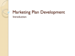 Marketing Plan Dev Intro - MKTG | MEDIA | COMM | AAD616-617
