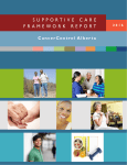 Supportive Care Framework Report