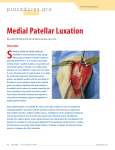 Medial Patellar Luxation