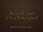 Ancient Egypt (The Old Kingdom) - History-13-14