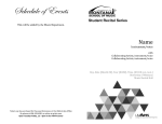 Student Recital Program Template (4 pages)