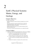 Earth`s Physical Systems: Matter, Energy, and Geology