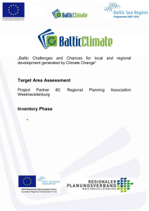 „Baltic Challenges and Chances for local and regional development