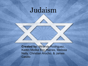 Judaism started in 1800 BC when Abraham refused to