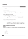 Set 2 Solving Quadratics