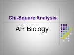 Chi Square Analysis