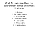 Goal: To understand how Saturn formed and what its core is like