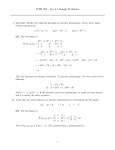 MTH 256 – Sec 4.1 Sample Problems