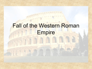 Fall of the Western Roman Empire