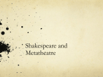 Shakespeare and Metatheatre