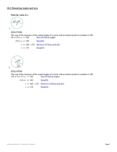 Find the value of x. 1. SOLUTION: The sum of the measures of the