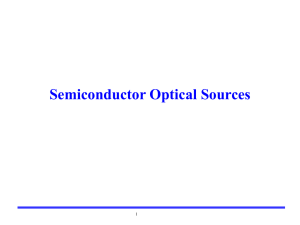 Optical Sources