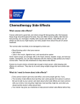 Chemotherapy Side Effects