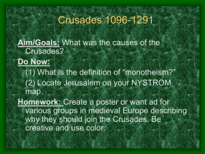 Crusades (1096–1291)