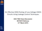 vector control and dual-threshold voltage techniques can not help