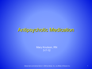 Antipsychotic Medication