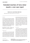 Extended insertion of teres minor muscle: a rare case report