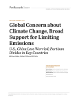 Global Concern about Climate Change, Broad Support for Limiting