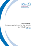 Bladder Cancer Incidence, Mortality and Survival Rates in the