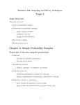 Topic 2 Chapter 2: Simple Probability Samples