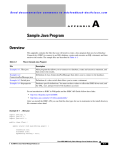 Sample Java Program