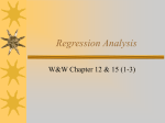 Regression Analysis - Sara McLaughlin Mitchell