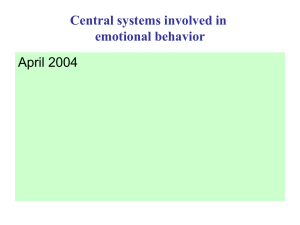 Central Emotional Integration