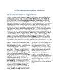 Icd 10 code non small cell lung carcinoma