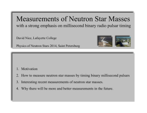 Measurements of Neutron Star Masses