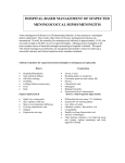 11. Hospital-Based Management of Suspected Meningococcal