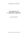 elements of category theory