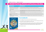 (U1L1R1) Food Group, Nutrients and Functions of the Body